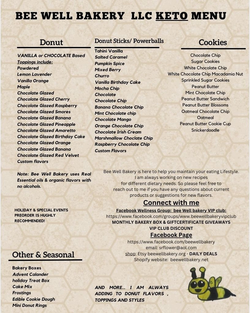 CUSTOM ORDER / COCONUT BASED TREATS / VEGAN / GLUTEN-FREE