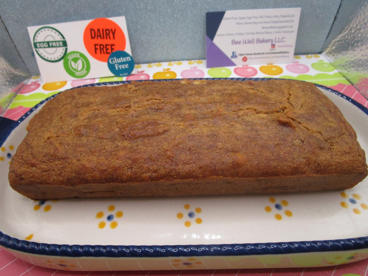 GLUTEN-FREE BANANA BREAD / VEGAN