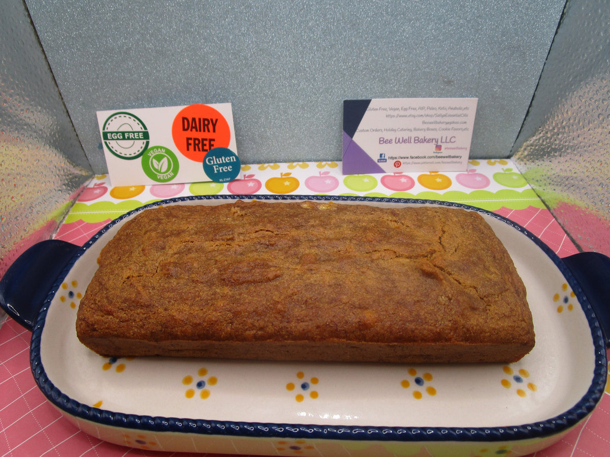 GLUTEN-FREE BANANA BREAD / VEGAN