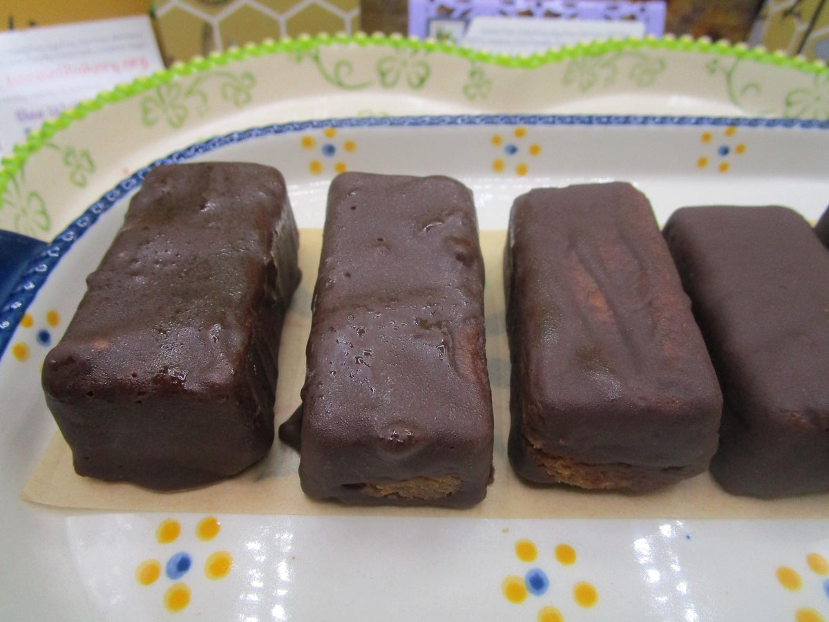 CHOCOLATE COVERED PEANUT BUTTER COOKIE BARS / VEGAN / GF