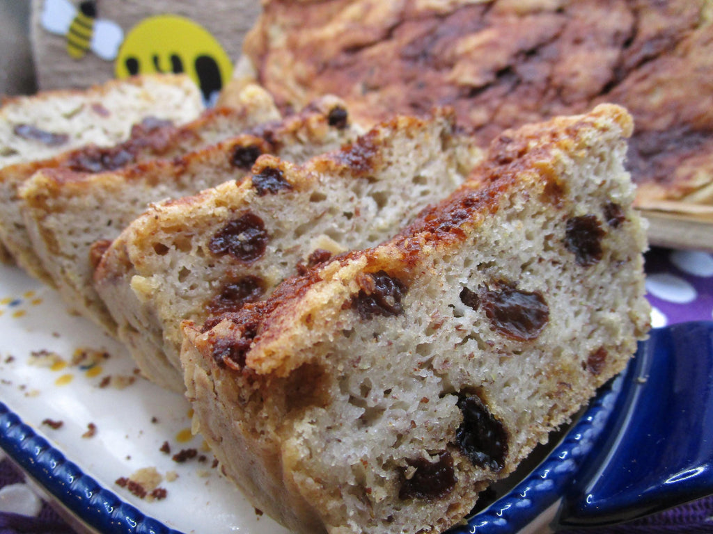 CINNAMON RAISIN BREAD / VEGAN / GF / ALLERGY FRIENDLY