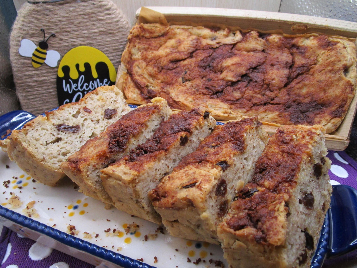 CINNAMON RAISIN BREAD / VEGAN / GF / ALLERGY FRIENDLY