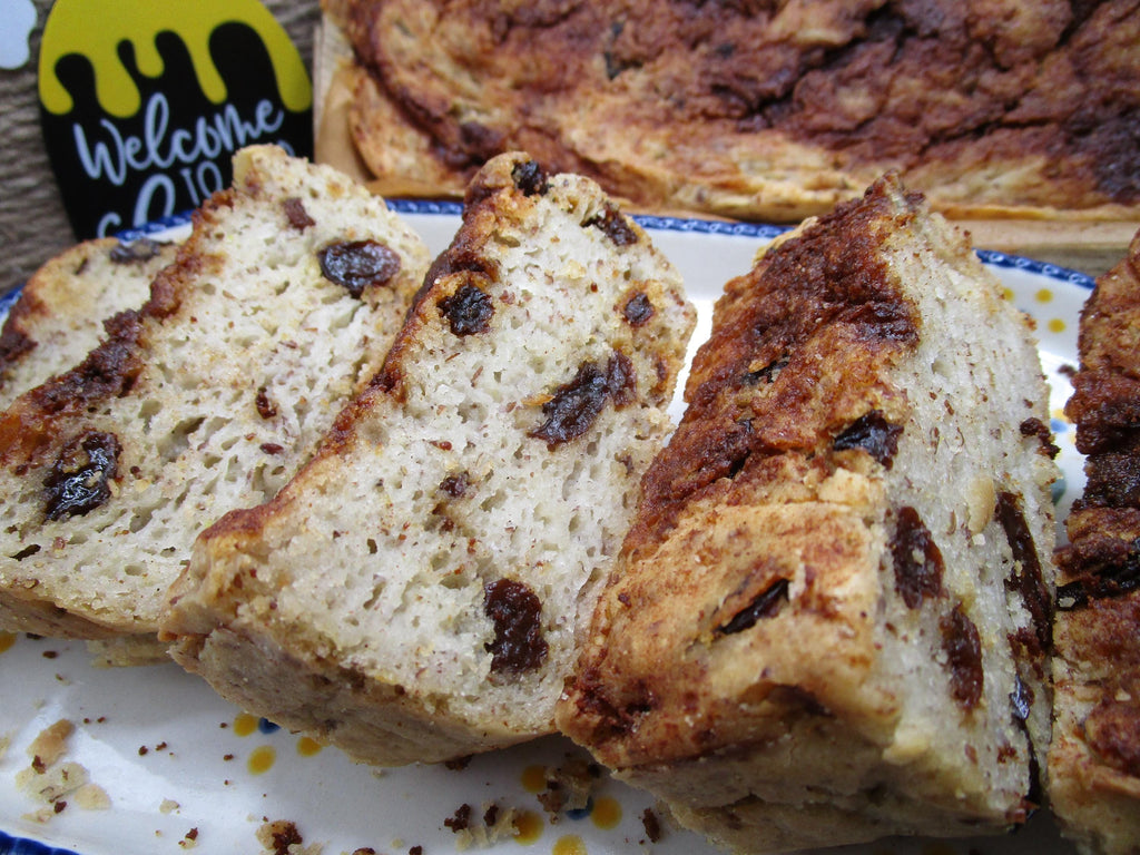 CINNAMON RAISIN BREAD / VEGAN / GF / ALLERGY FRIENDLY