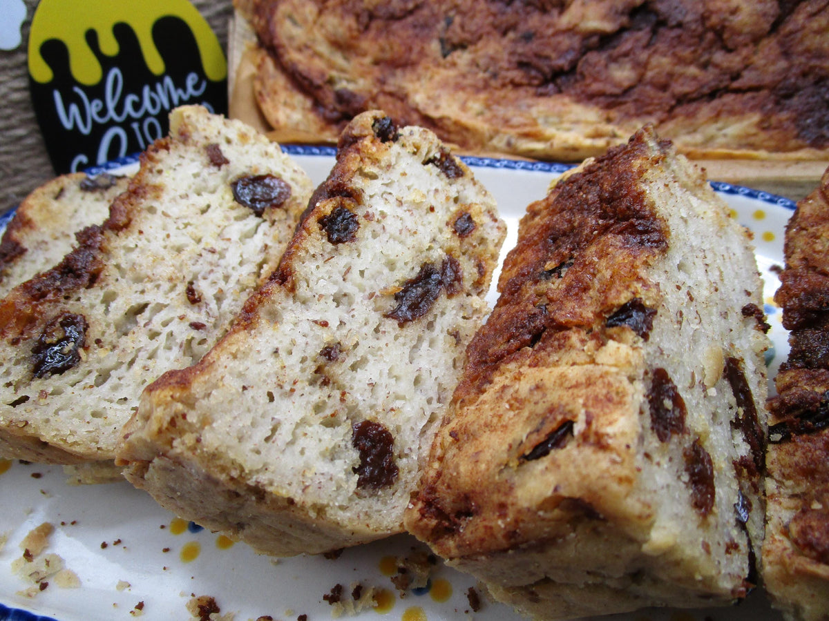 CINNAMON RAISIN BREAD / VEGAN / GF / ALLERGY FRIENDLY
