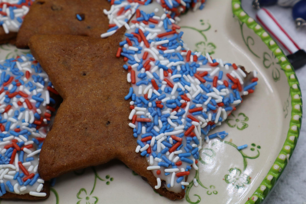 4TH OF JULY CHOCOLATE CHIP COOKIES / VEGAN / GF