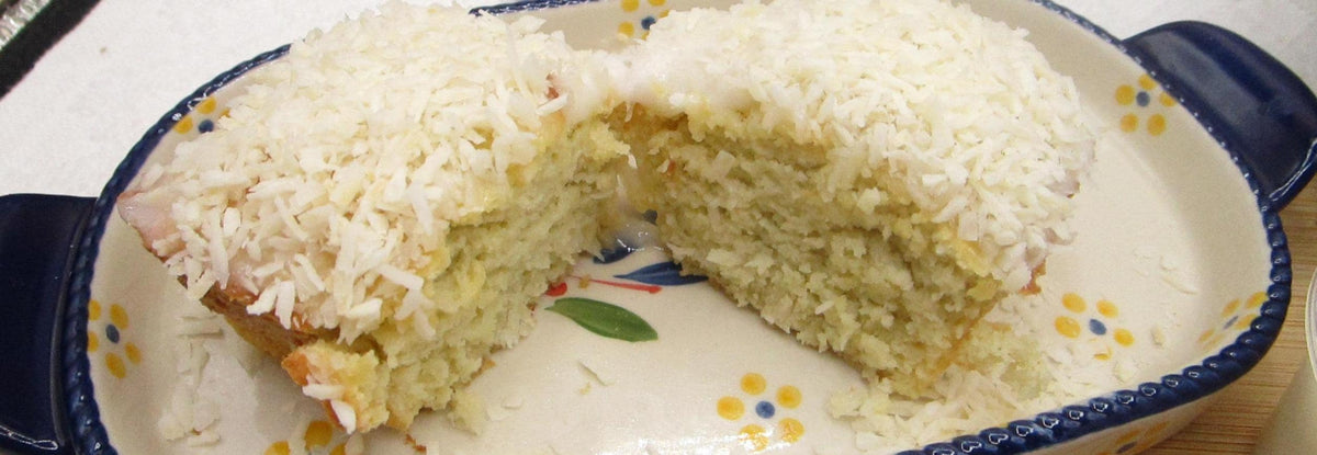 KETO Coconut Cake Loaf, Fruit Flavors, Gluten Free, Dairy Free, Grain Free, Sugar Free, Low Carb Dessert, Clean Eating,