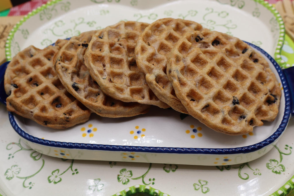 PALEO CHERRY WAFFLES / VEGAN / GF