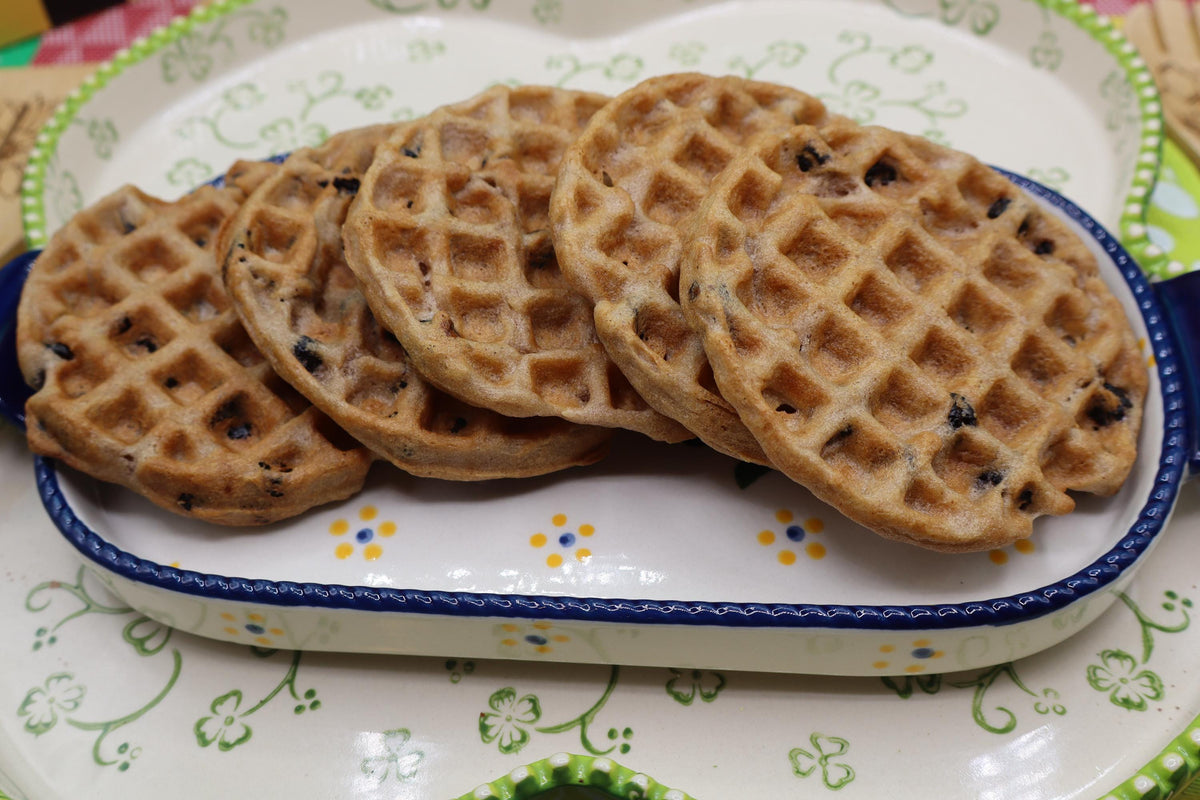 PALEO CHERRY WAFFLES / VEGAN / GF