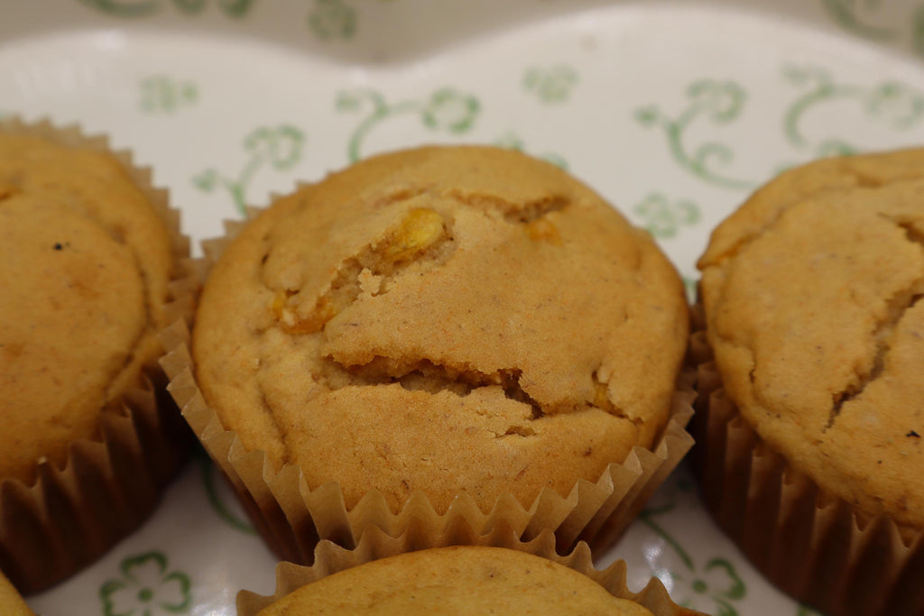 High Protein Corn Muffin, Mexican, Gluten Free, Sugar Free, Dairy Free, Vegan, Egg Free, Nut Free, Savory Cornbread, Jalapeno, Low Fat snack